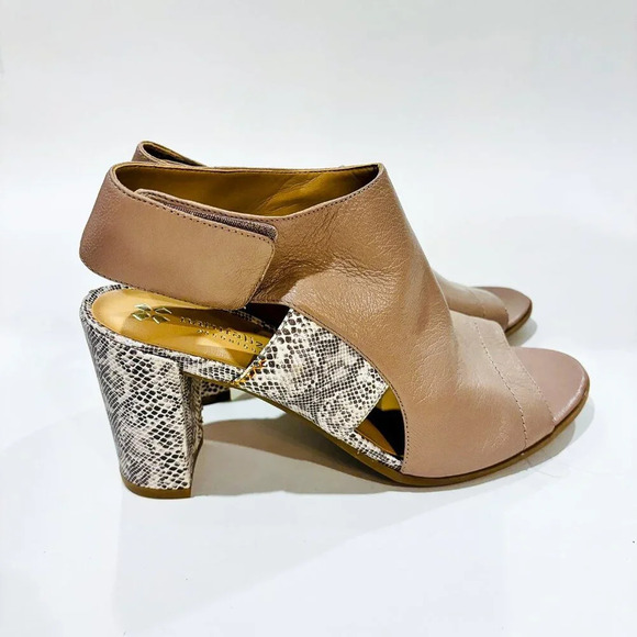 NATURALIZER Zahn snakeskin leather heels  sandals - Picture 4 of 7